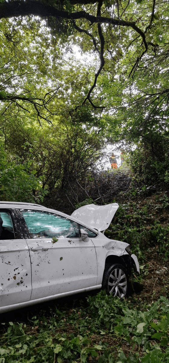 Accidente con atrapados en Cerdedo-Cotobade