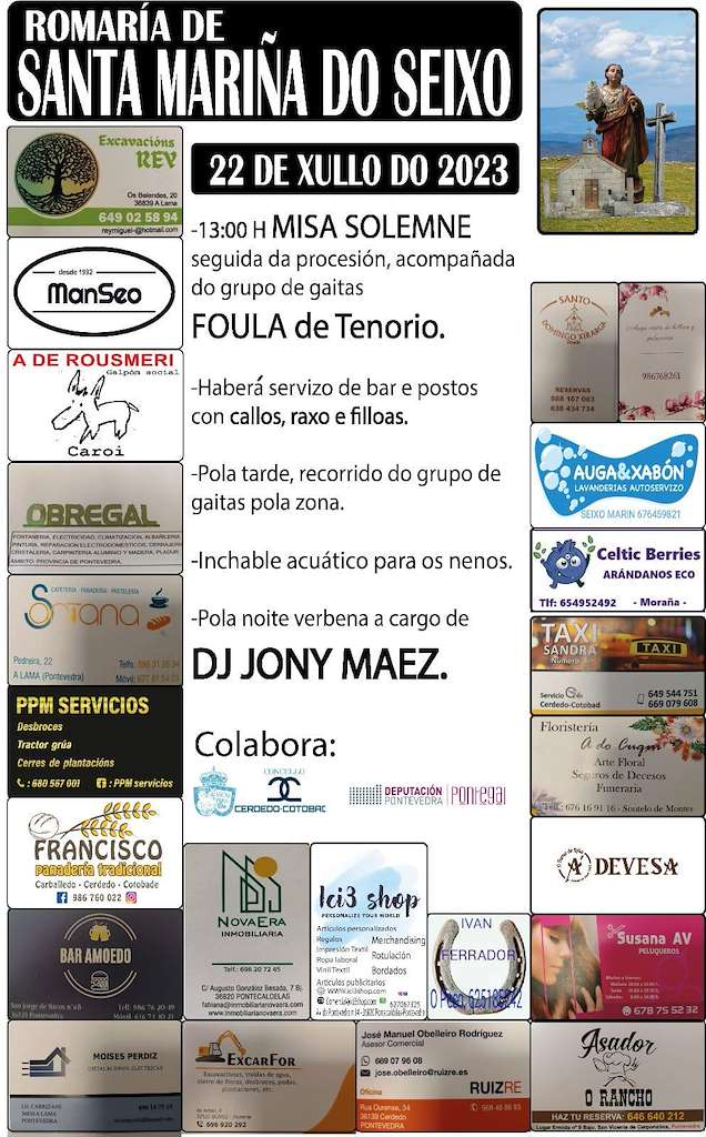 Sábado de romaría en Santa Mariña do&nbsp;Seixo