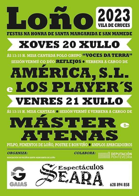 Festas na honra de Santa Margarida e de San Mamede en Loño