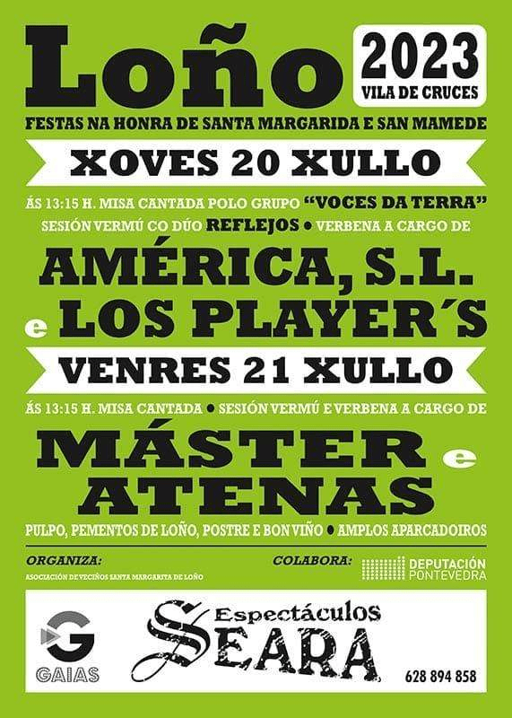 Festas na honra de Santa Margarida e de San Mamede en&nbsp;Loño