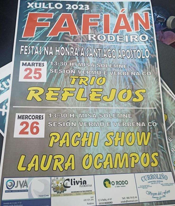 Fafián celebra o Santiago Apóstolo