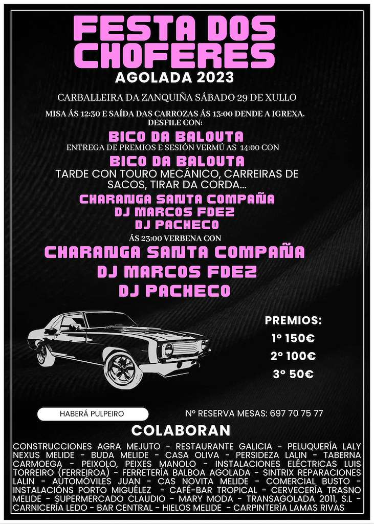 Agolada celebra a Festa dos Chóferes