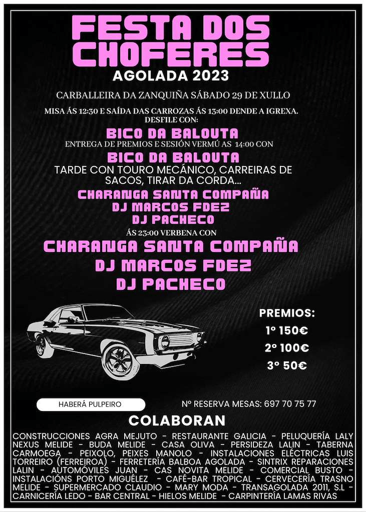 Agolada celebra a Festa dos&nbsp;Chóferes