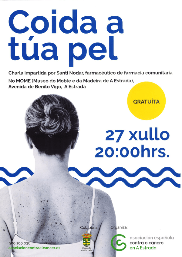 Charla sobre o coidado da pel na Estrada