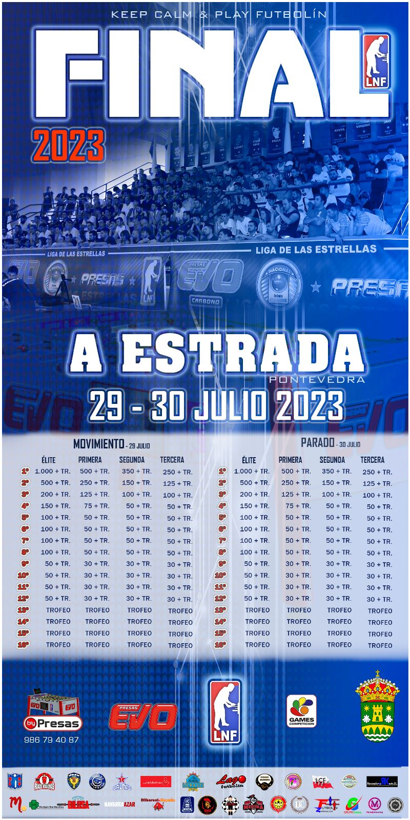 Comezan as finais dun torneo de futbolín na Estrada
