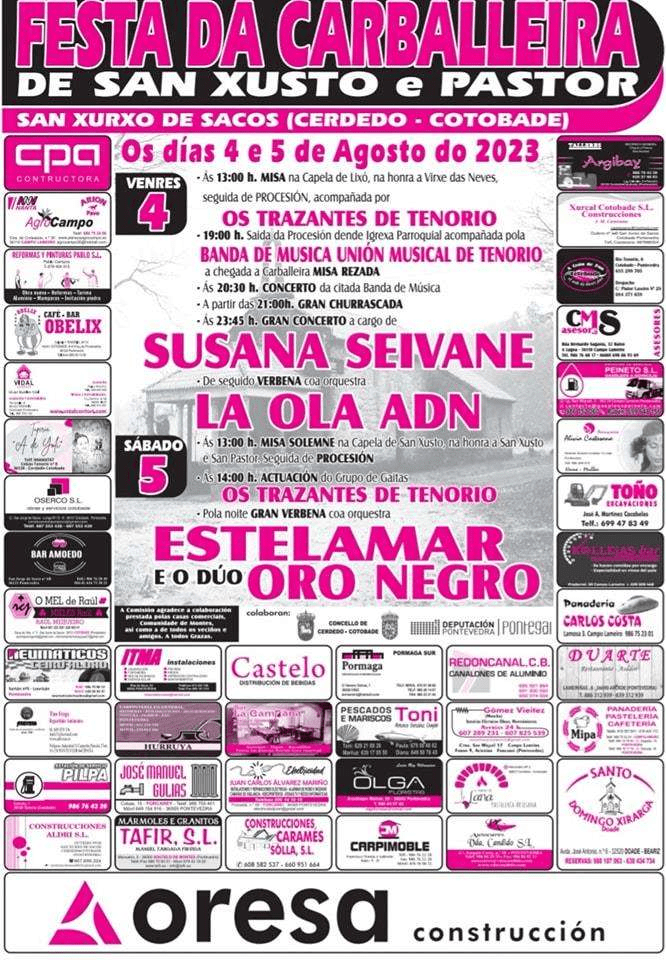 Susana Seivane actuará nas festas de San Xurxo de&nbsp;Sacos