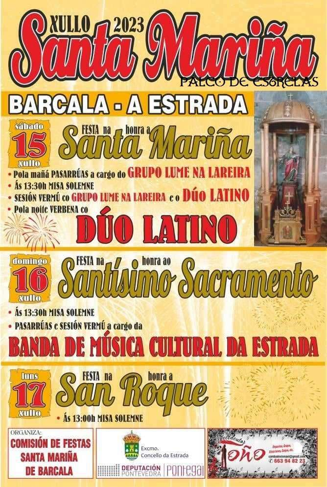 Fin de semana de festas en Santa Mariña de&nbsp;Barcala