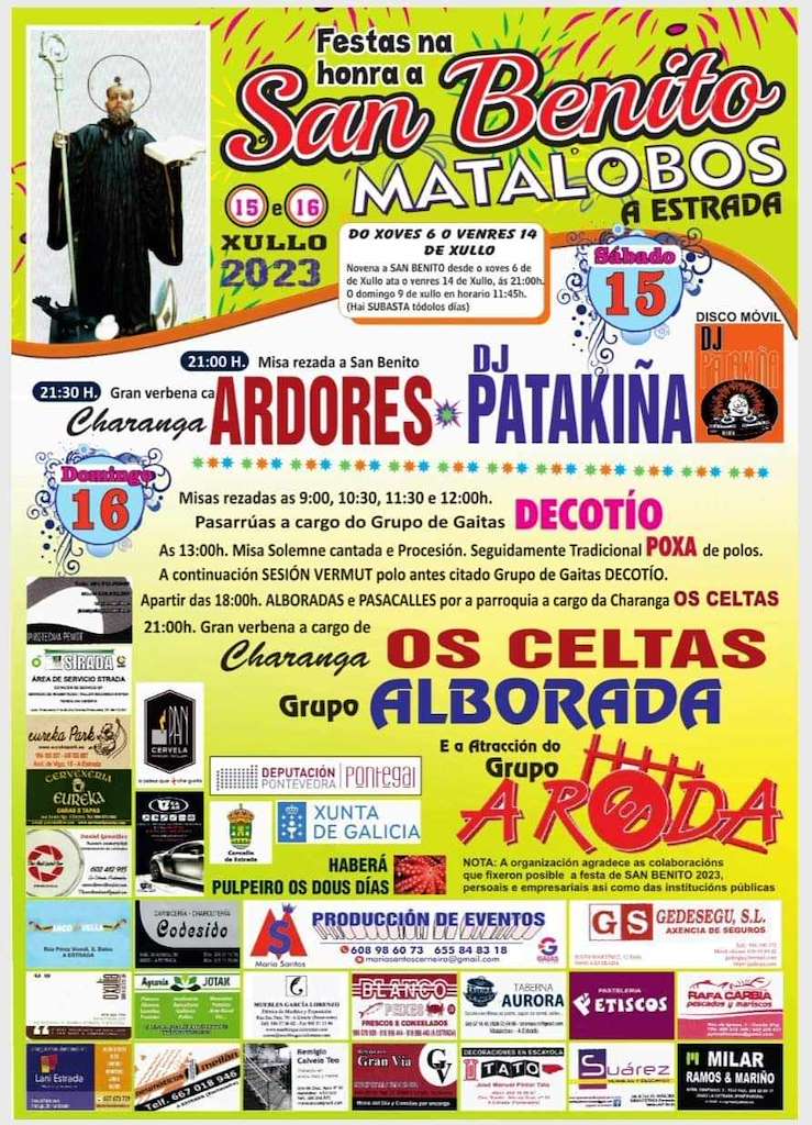 Matalobos celebra o San Benito coa Roda como prato forte