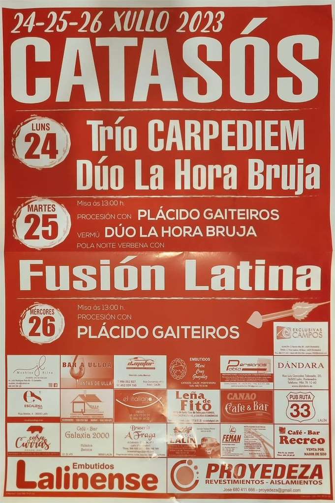 Festas do Santiago Apóstolo e Santa Ana en&nbsp;Catasós