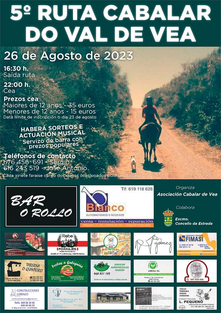 O sábado celebraráse a V Ruta Cabalar do Val de Vea
