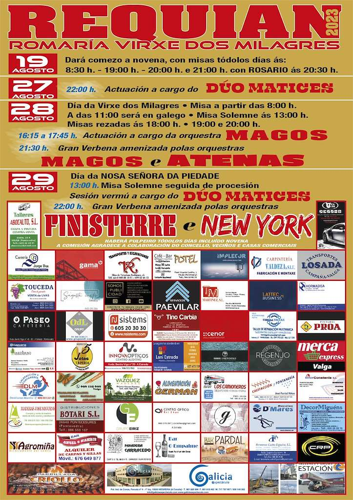 Domingo comezan os Milagres de&nbsp;Requián