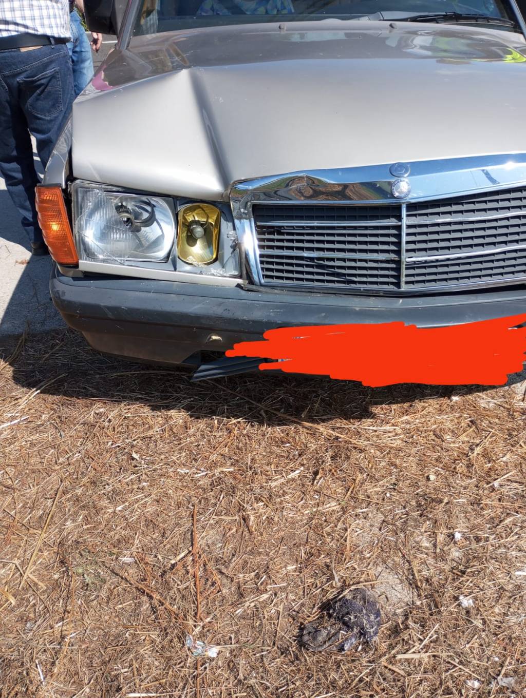 Novo accidente na N-640 ao seu paso polo concello da Estrada