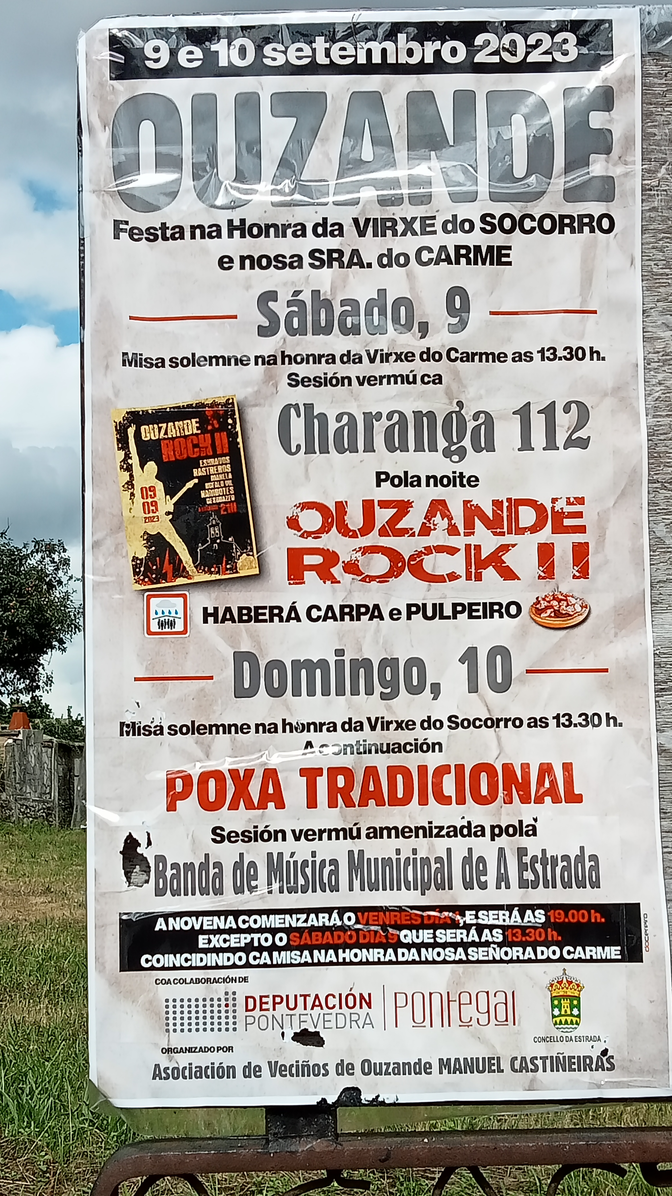 Ouzande celebrará un Socorro con moito rock