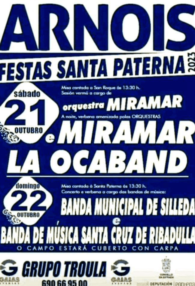 Fin de semana de festa en Arnois