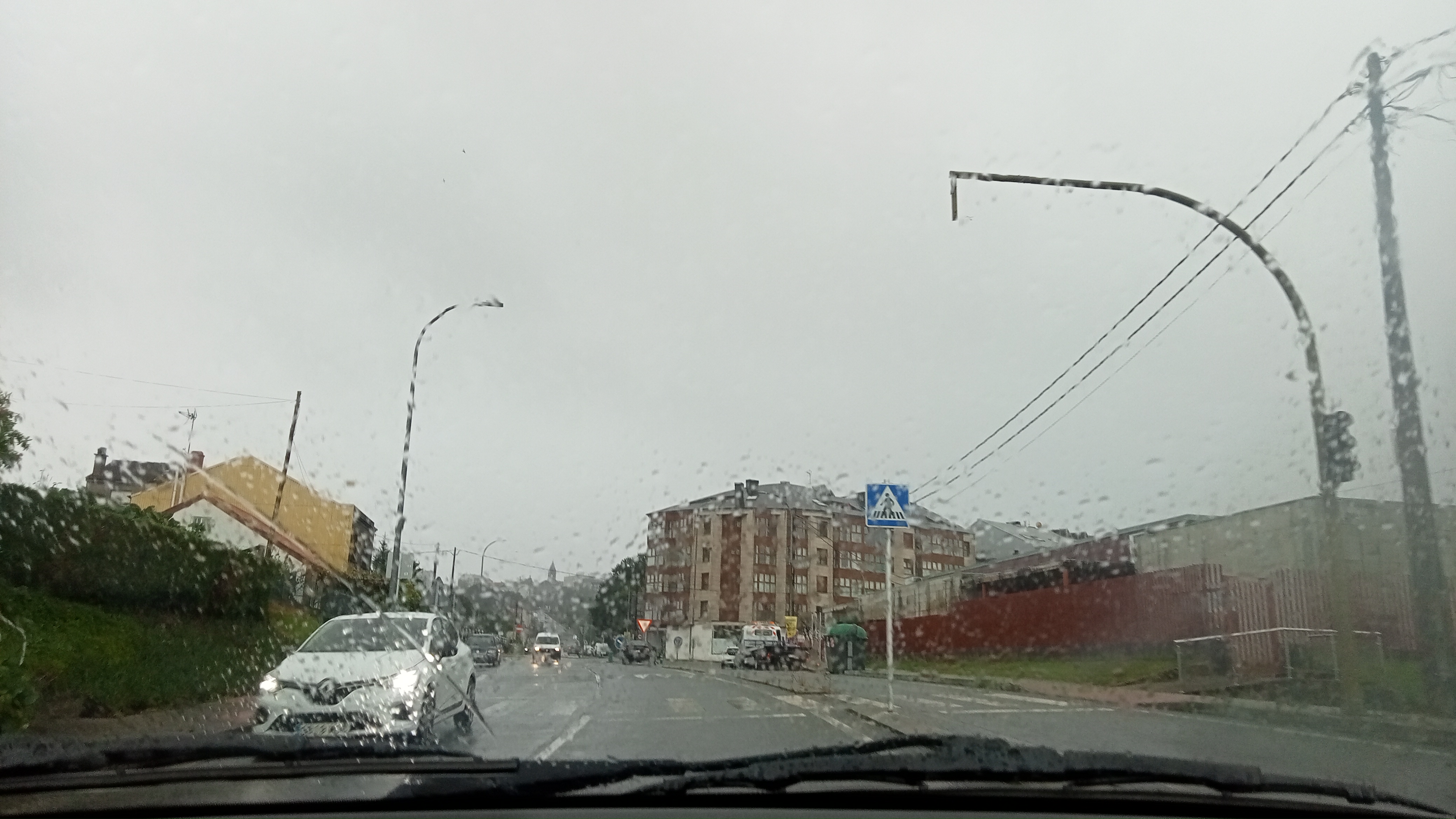 O concello está en aviso amarelo polas precipitacións de Aline