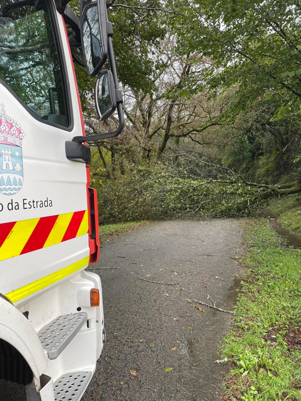 A Estrada é dos concellos que máis incidencias rexistrou polo temporal, incluídos&nbsp;anegamentos