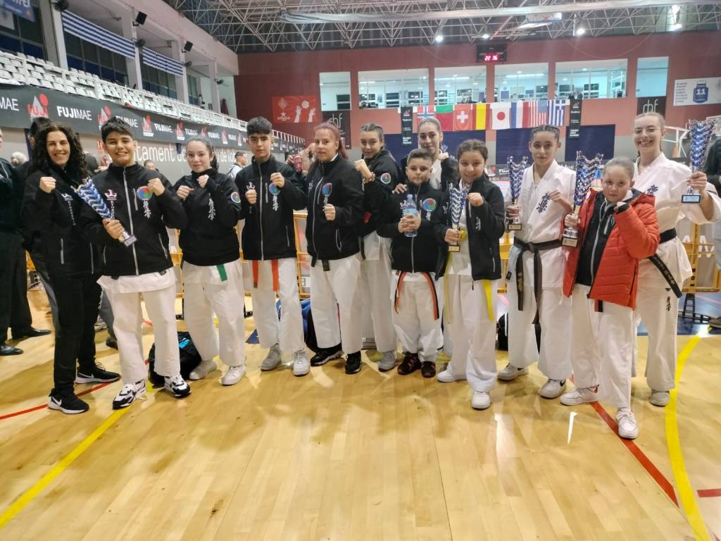 Baño de medallas para o Budoyama en Barcelona