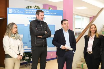 Educación financiará obras en tres centros educativos da Estrada