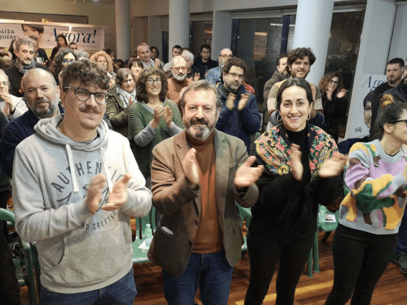 MITIN NA ESTRADA| Bará anunciou a súa intención de dinamizar a comarca e o sector do&nbsp;moble