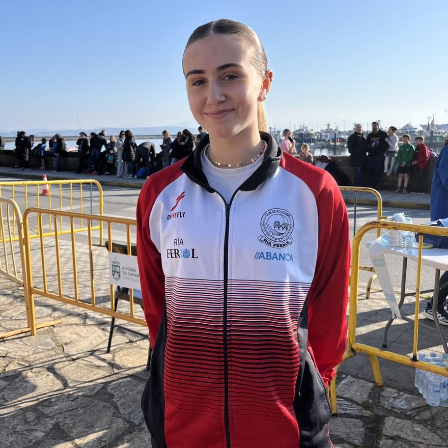 Natalia Rivas proclámase subcampioa sub20 de Galicia en marcha en ruta