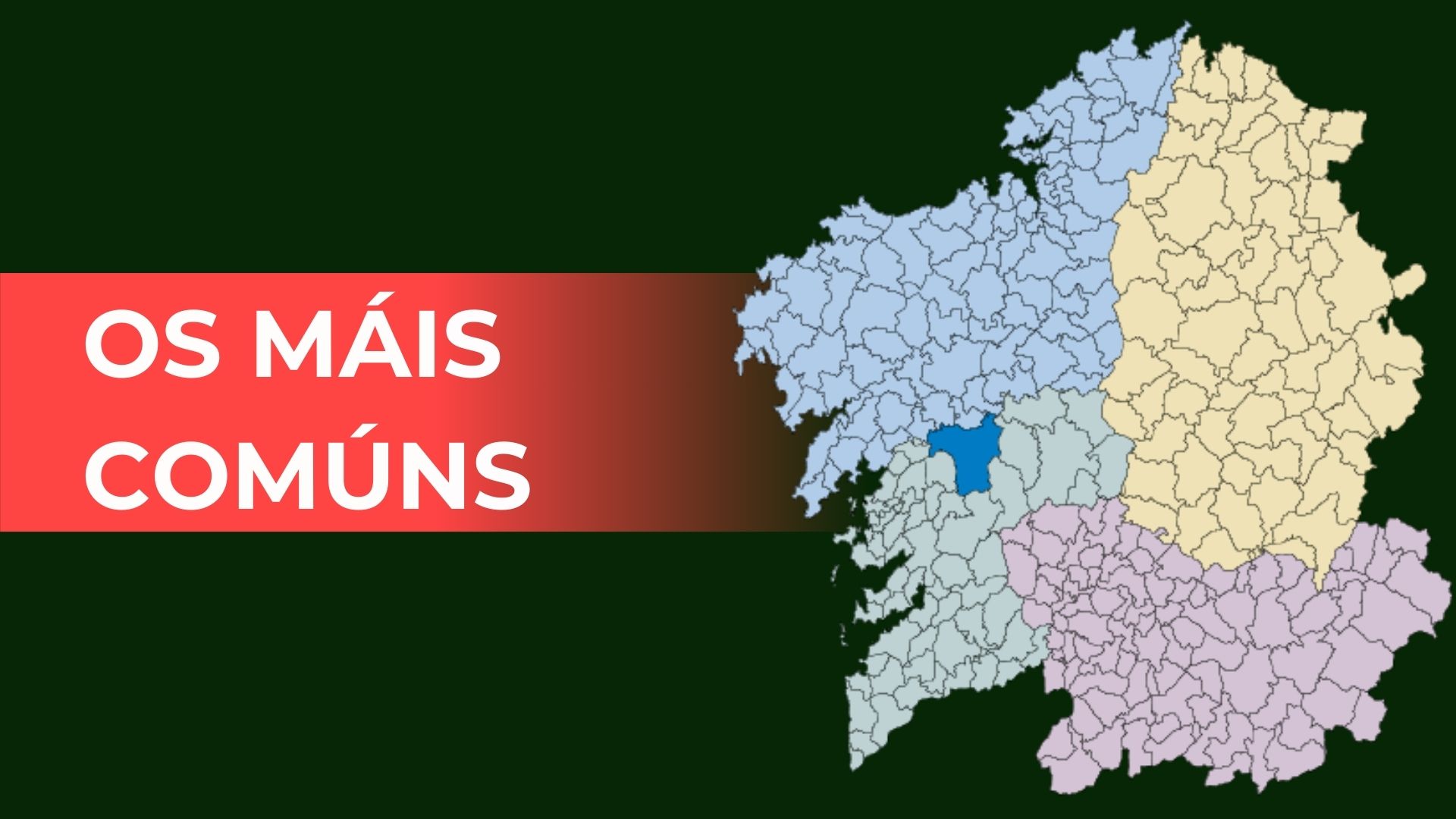 Estes son os nomes e os apelidos máis comúns na Estrada