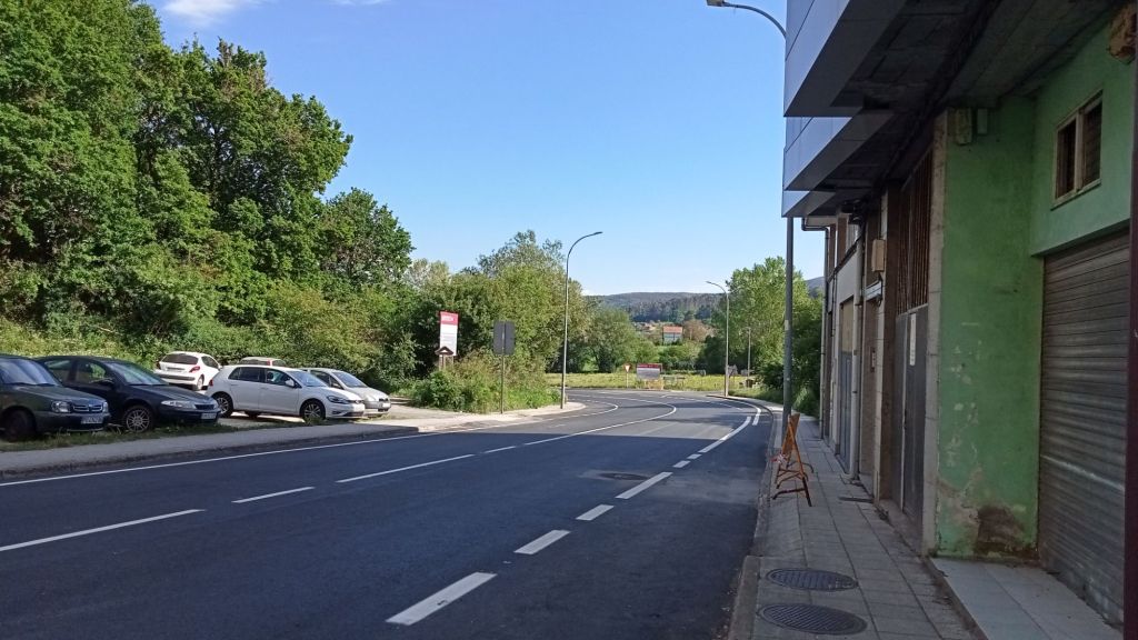 Pintado de Pérez Viondi e da Estrada de&nbsp;Ouzande