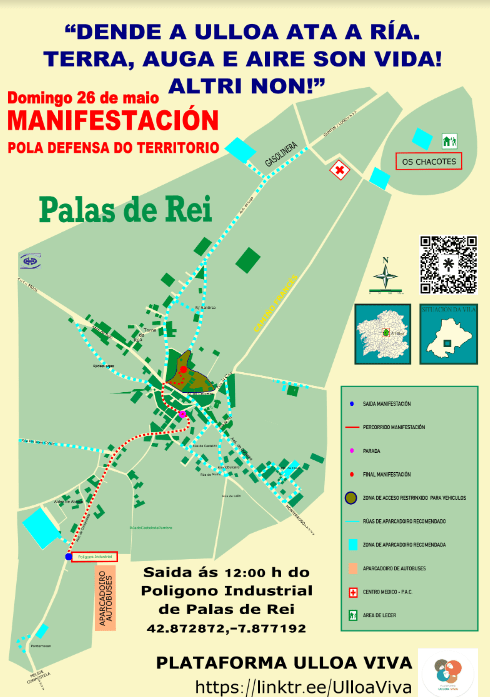 Así será a manifestación contra&nbsp;Altri