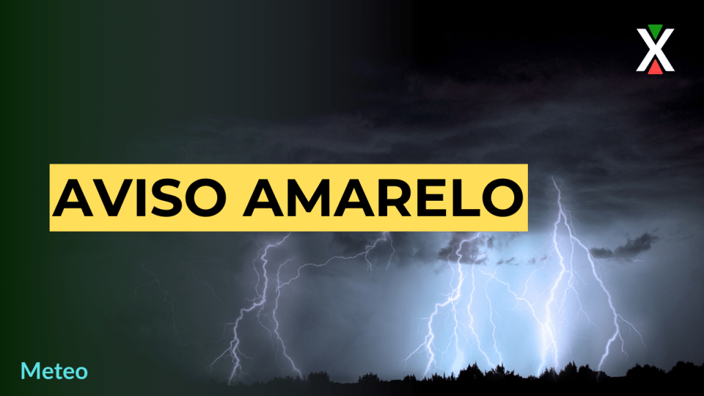 Aviso amarelo por tormentas na Estrada