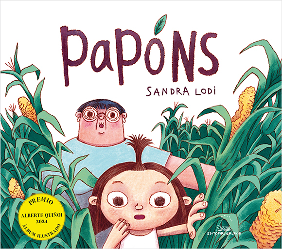 Sandra Lodi recibiu o Premio Alberte Quiñoi por ‘Papóns’