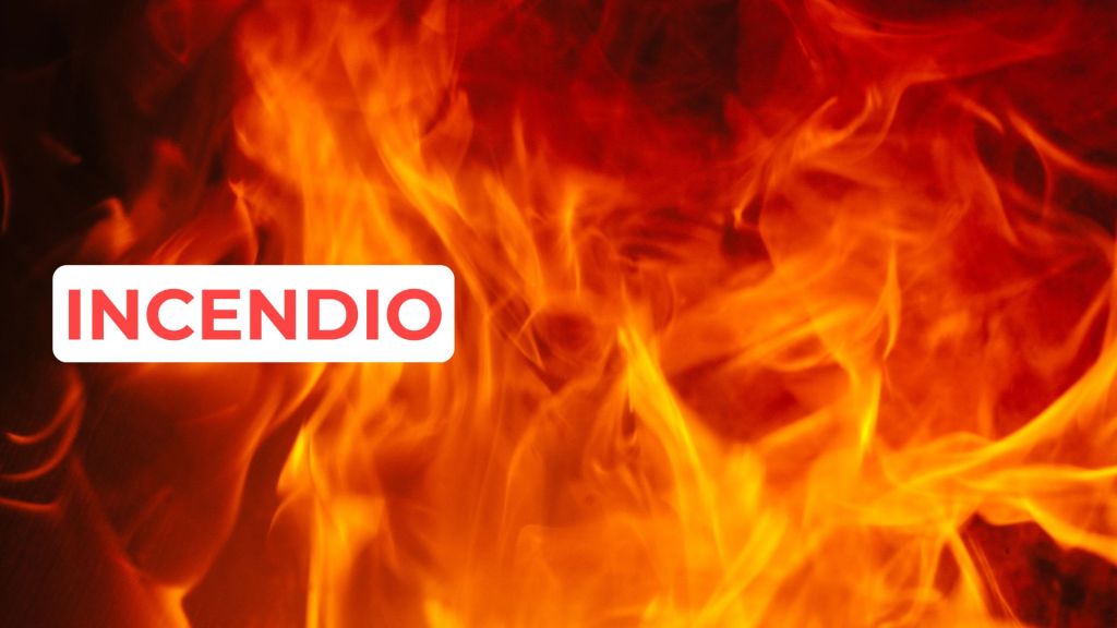 Arde unha pota ao lume en Moreira