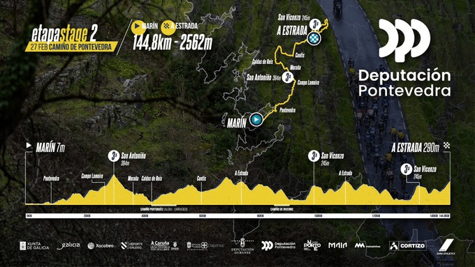 Media etapa do Gran Camiño percorrerá A&nbsp;Estrada