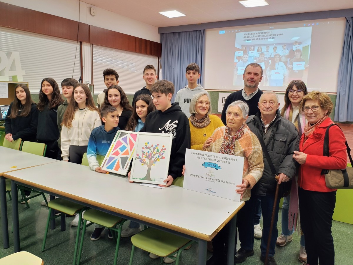 O Antón Losada doa 300 euros a&nbsp;AGADEA