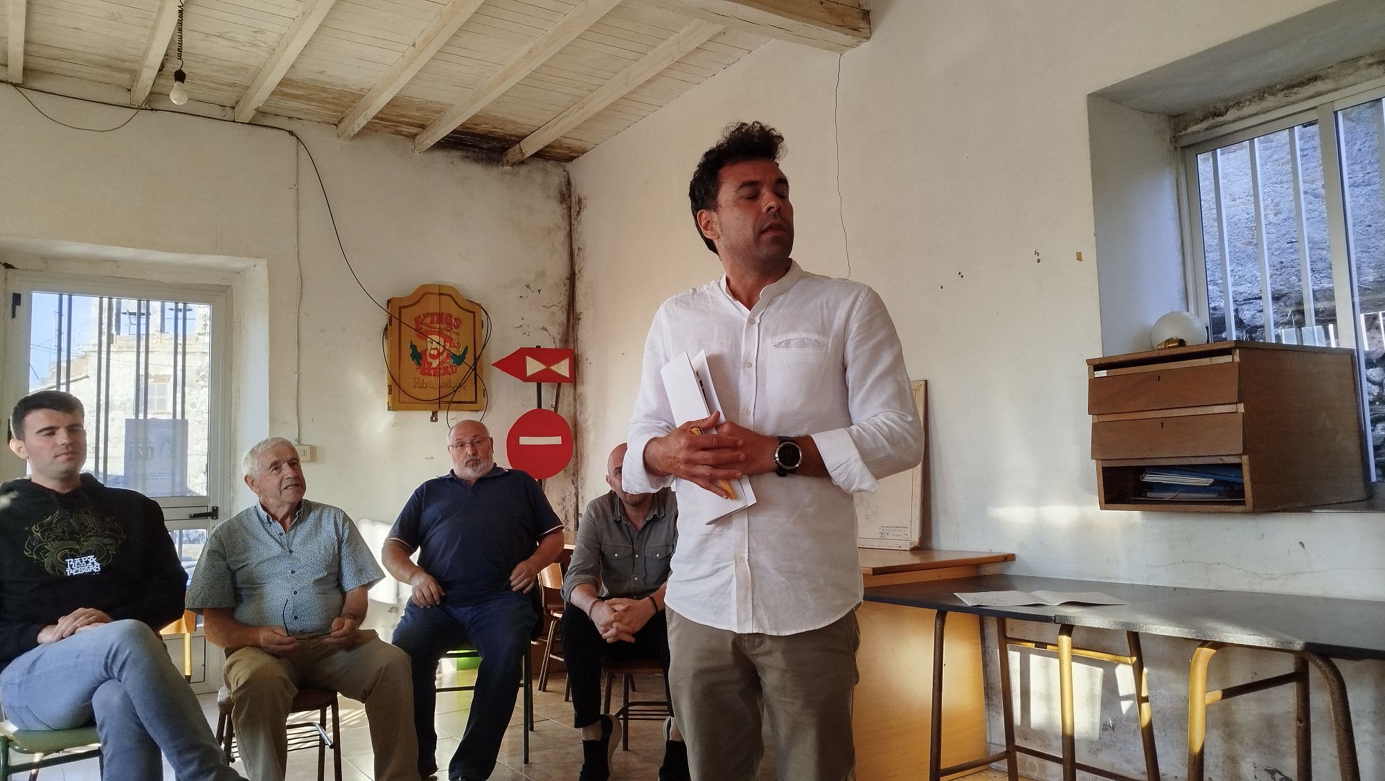Charla en Liripio sobre Ventoburgo: “Non vai ir máis para adiante”