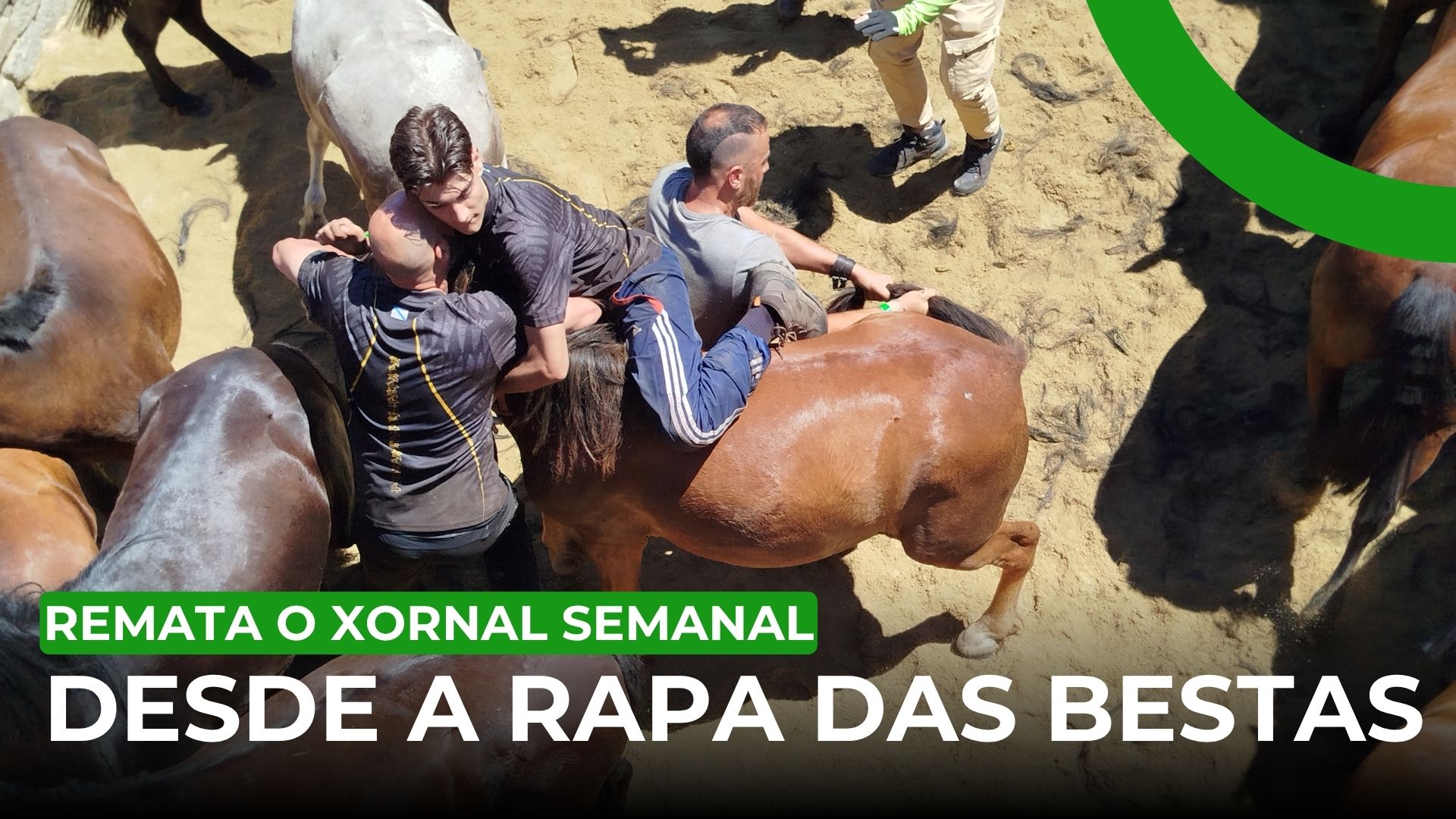 VÍDEO | A despedida dos vídeos do ‘Xornal Semanal’ desde a Rapa das Bestas