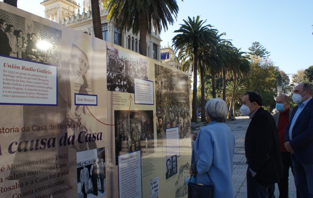 A Praza do Concello acollerá unha exposición itinerante sobre a Casa de Rosalía de&nbsp;Castro