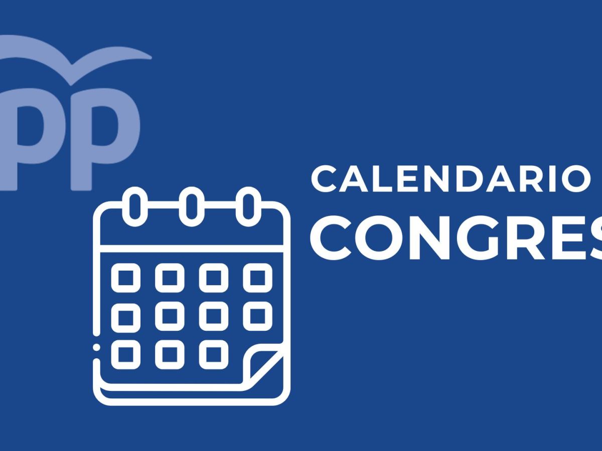 O calendario do Congreso do&nbsp;PP