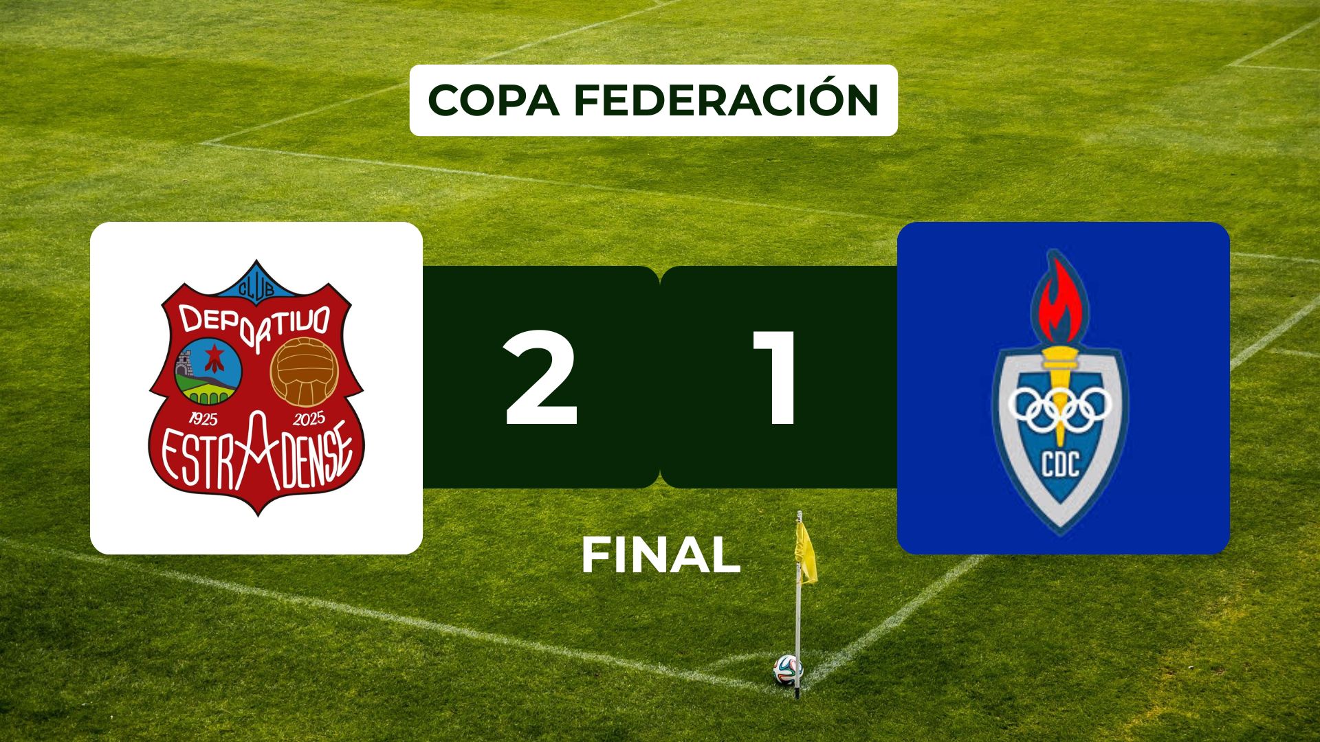 O dobrete de Miguel Fernández coloca ao Estradense nos oitavos de final