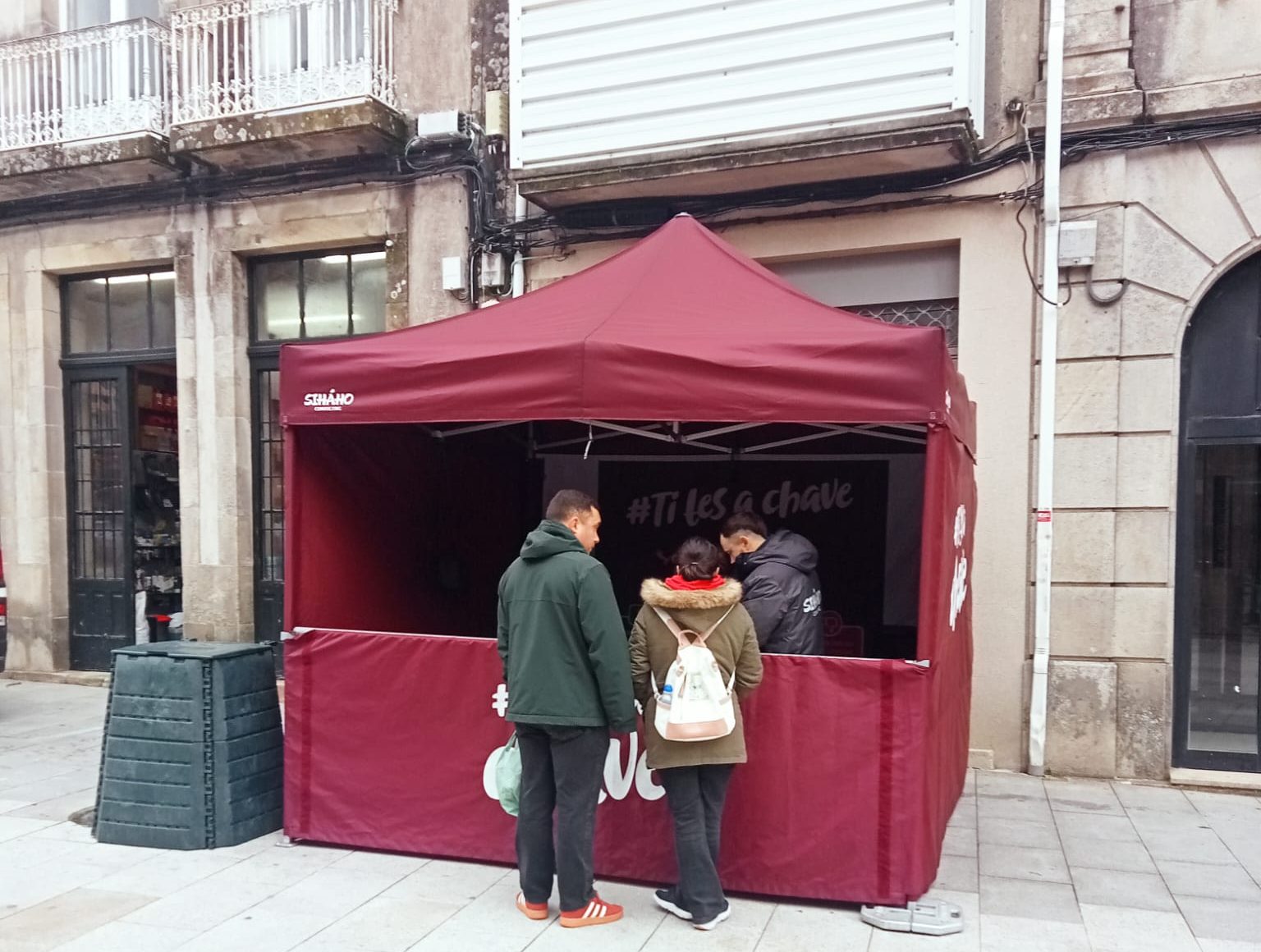 MAPA | Onde se van colocar os dez primeiros contedores marróns?