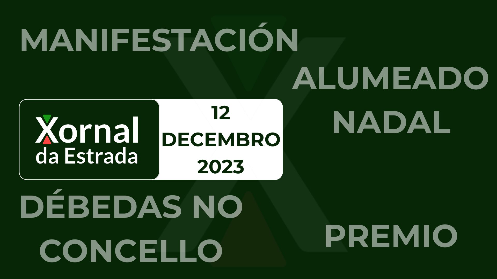 Que foi noticia o 12 de decembro de 2023?