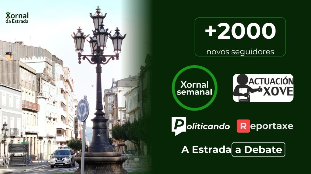 Xornal da Estrada consegue máis de 2000 novos seguidores nun&nbsp;ano