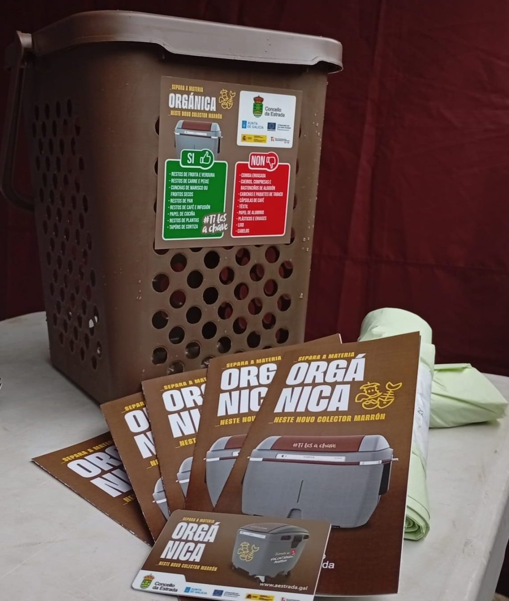 Comeza a entrega de tarxetas para empregar o contedor&nbsp;marrón