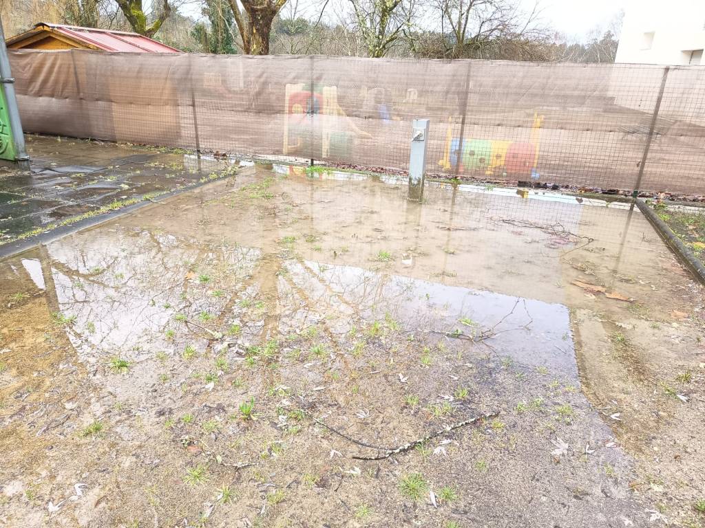 As chuvias deixan o parque de Figueiroa&nbsp;enlamado