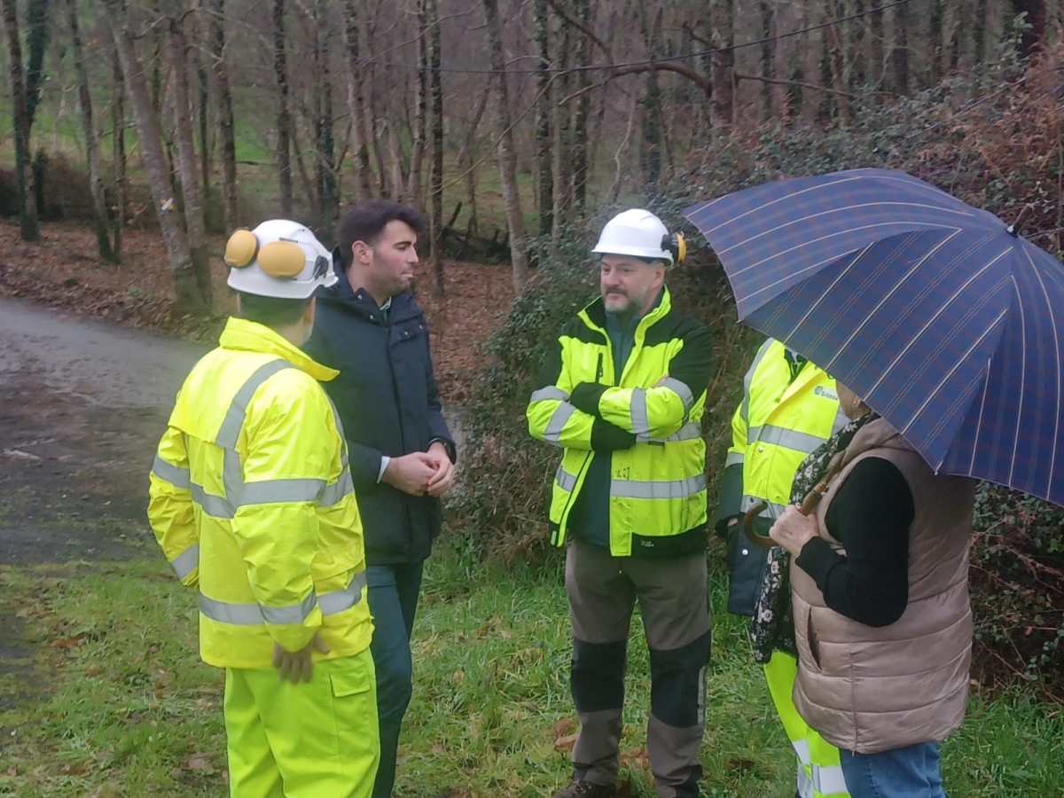 Construirán un muro de contención para evitar novos desprendementos próximos ao camiño de&nbsp;Adoufe