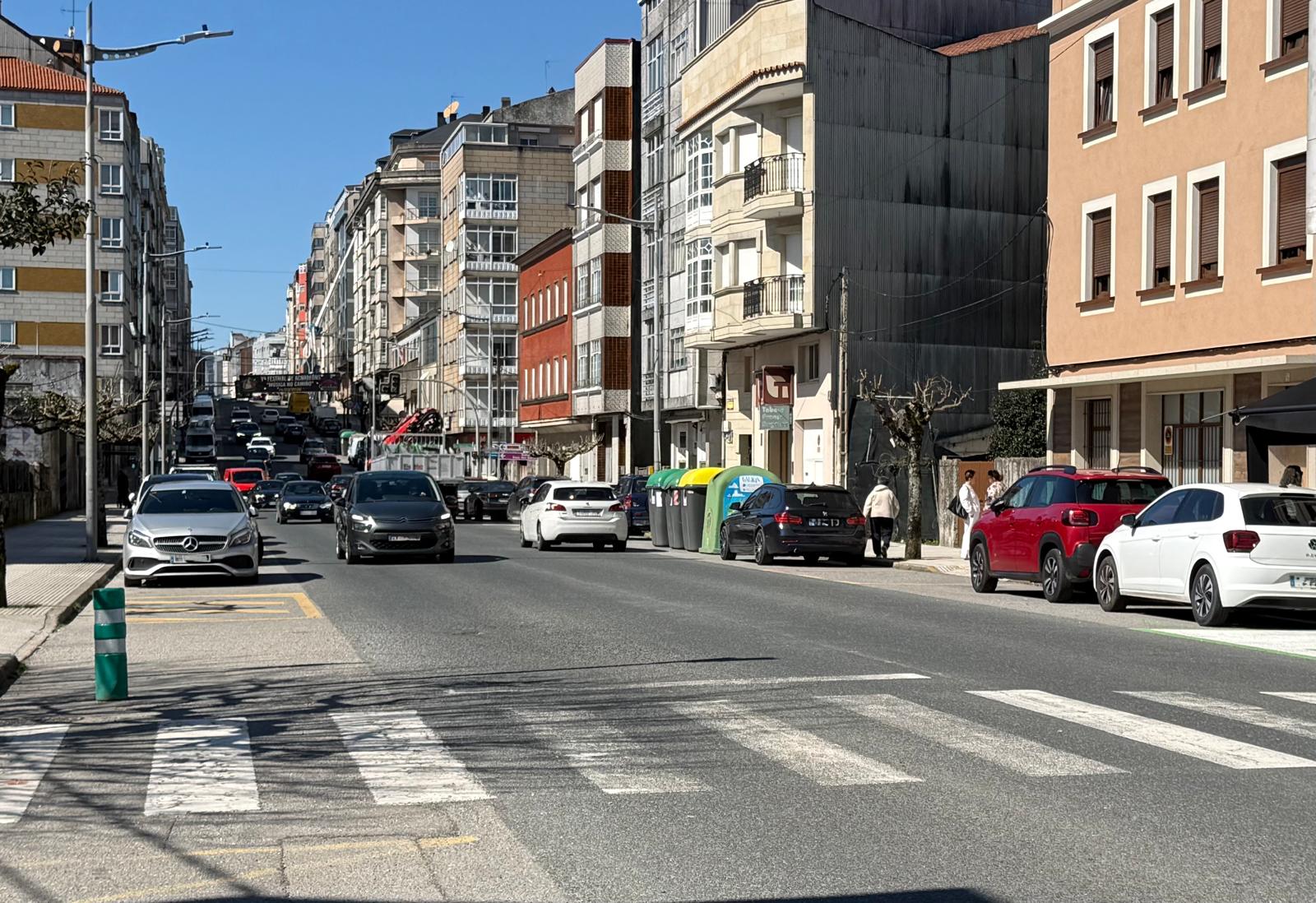 Louzao reclama melloras ante a perigosidade do tramo urbano da N-640