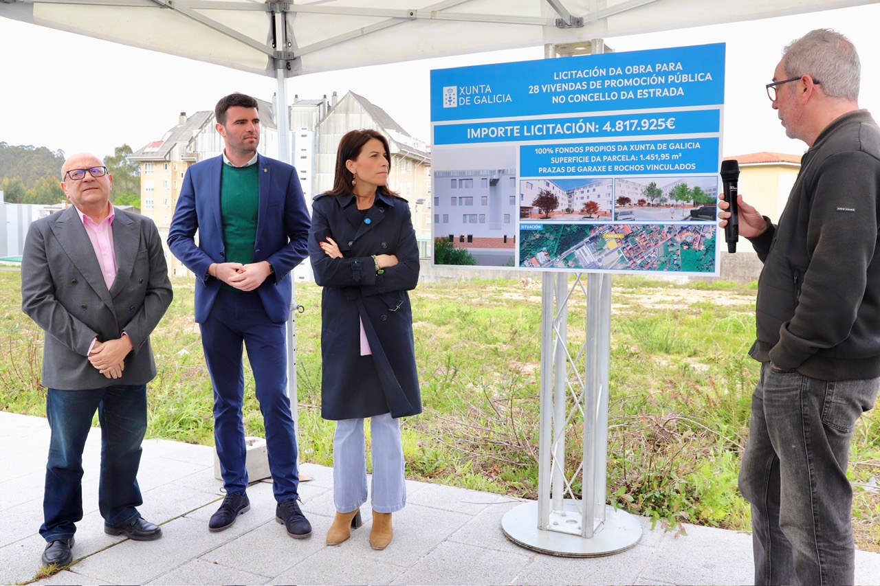 Arranca a licitación para a construción de 28 vivendas públicas na Estrada