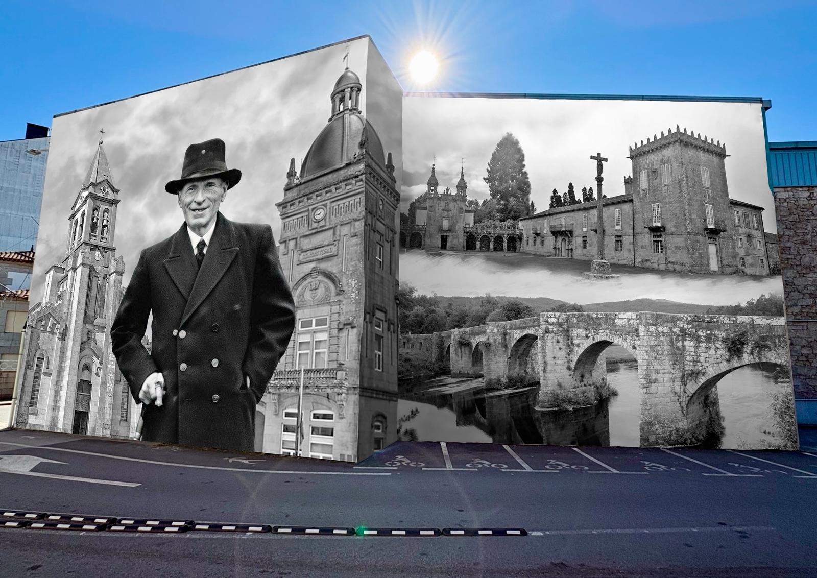 Dous murais de grandes dimensións representarán a Rapa e a Manuel García Barros