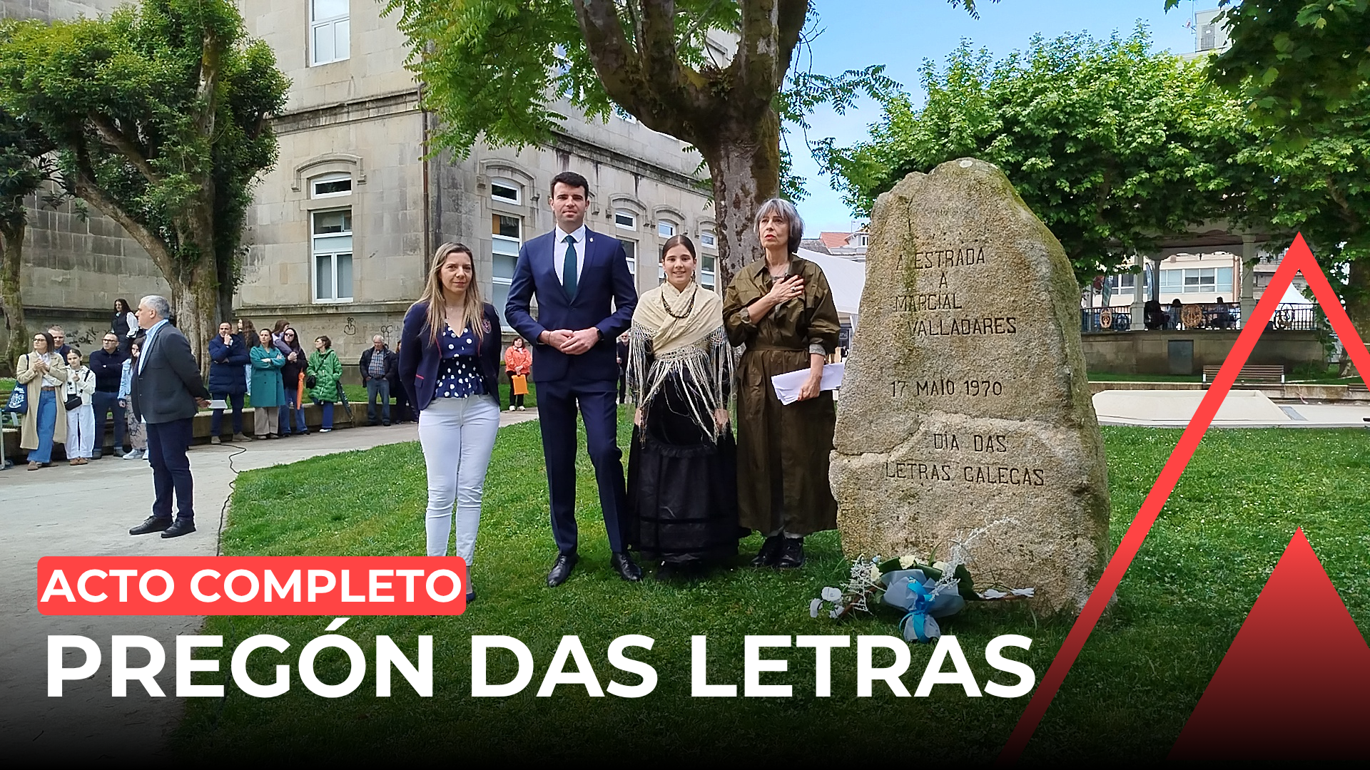 VÍDEO |  A Estrada honrou a Begoña Caamaño cun pregón a cargo de Neves Rodríguez