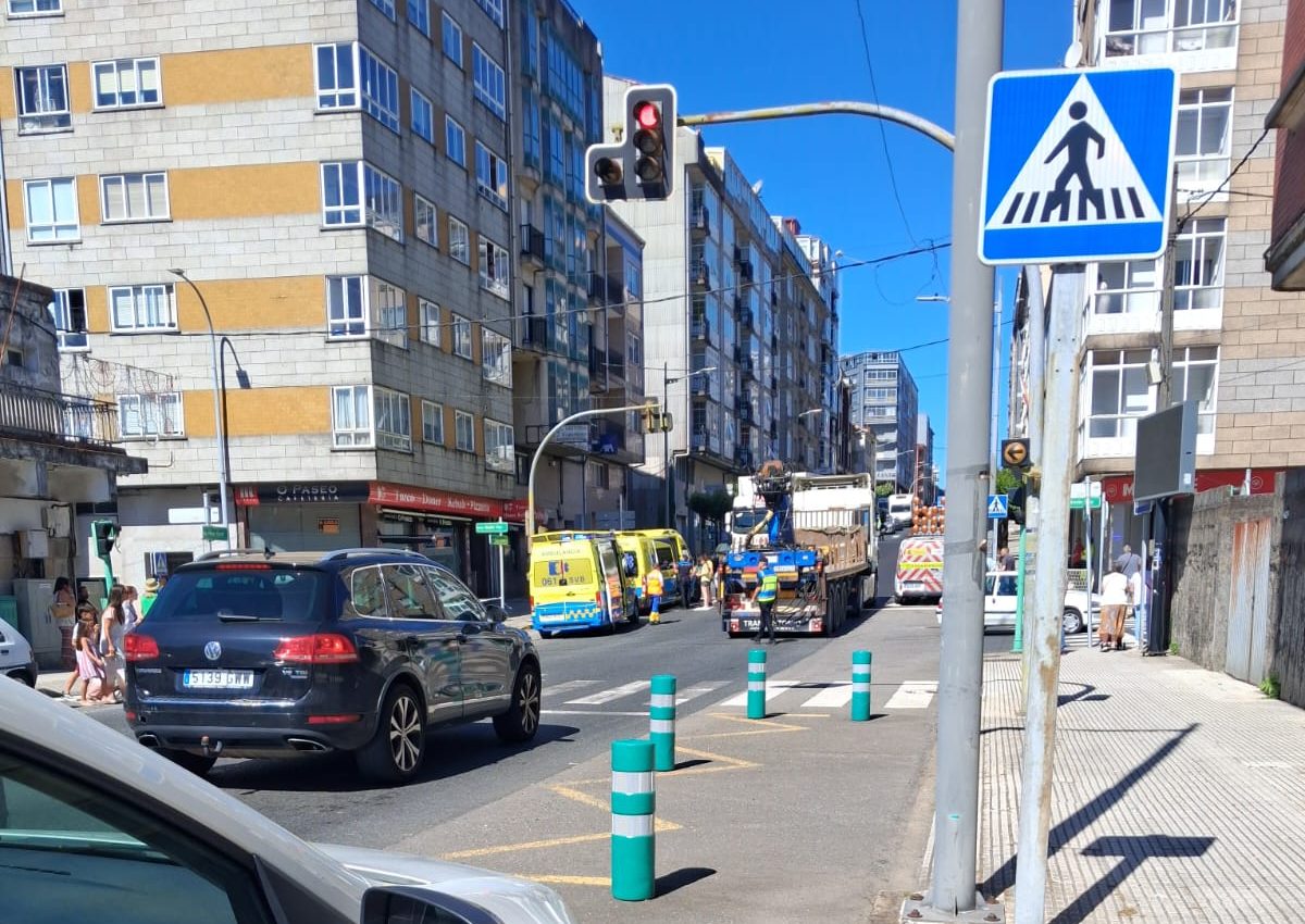 Falece unha muller tras ser atropelada por un camión en Benito Vigo