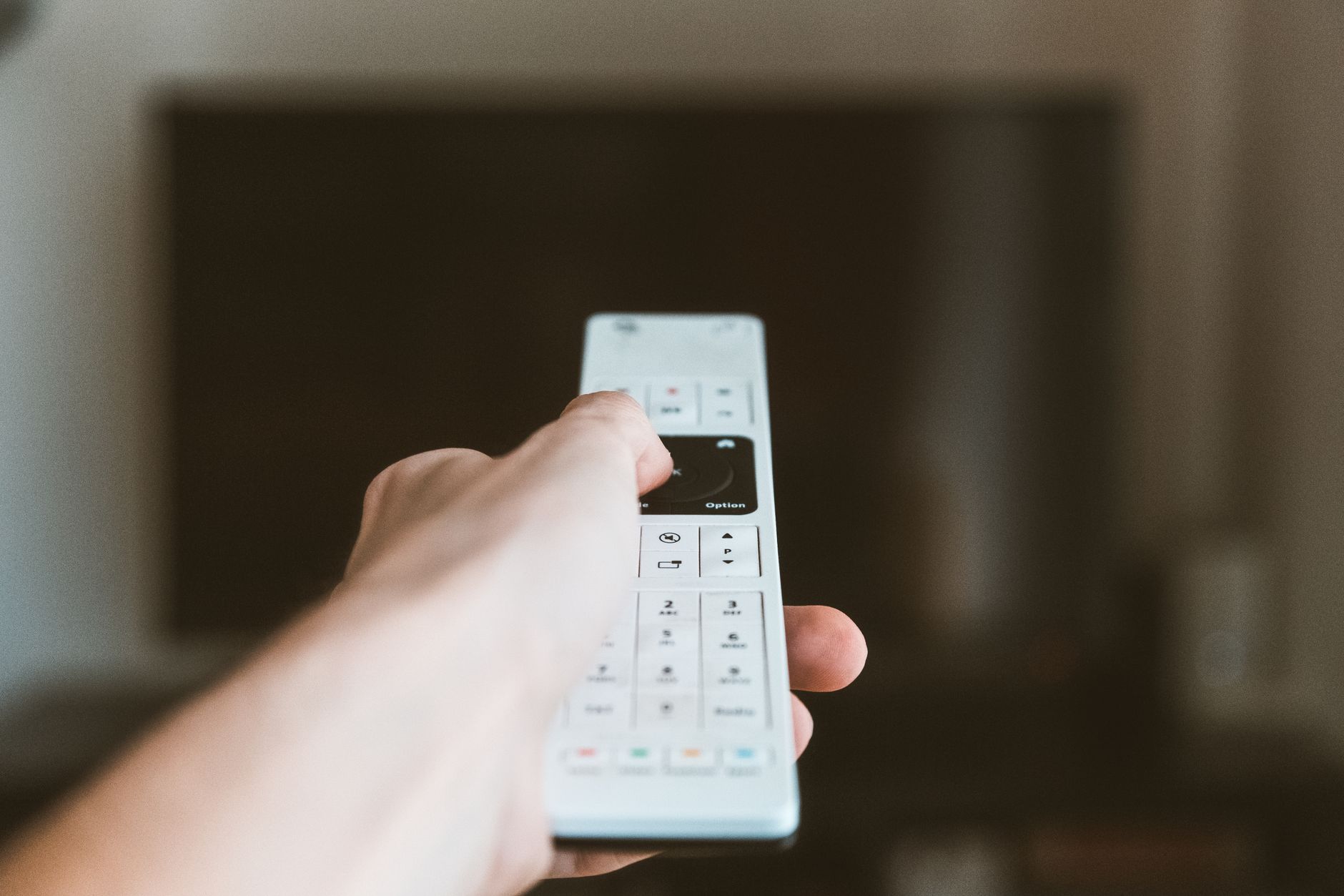 changing tv channels with the remote control